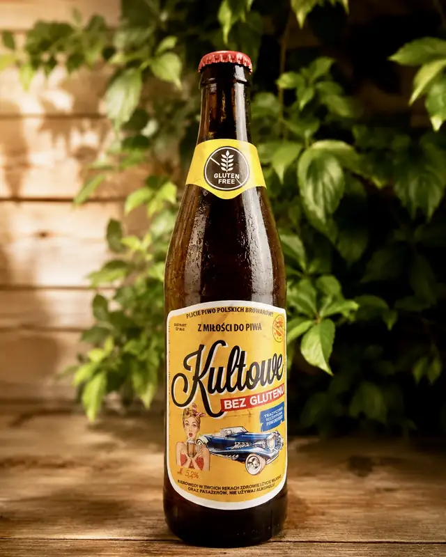 Butelka piwa Kultowe Bez Glutenu